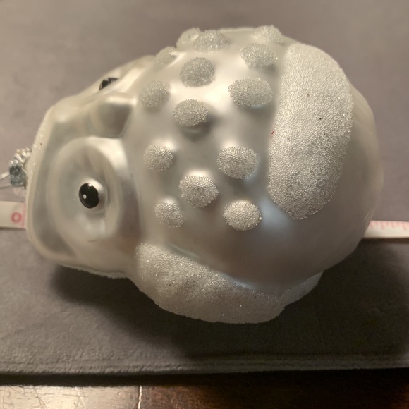 NWOT White Owl Large Ornament 4” tall 2” wide - Picture 6 of 7